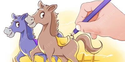 filmes sobre cavalo de desenho animado